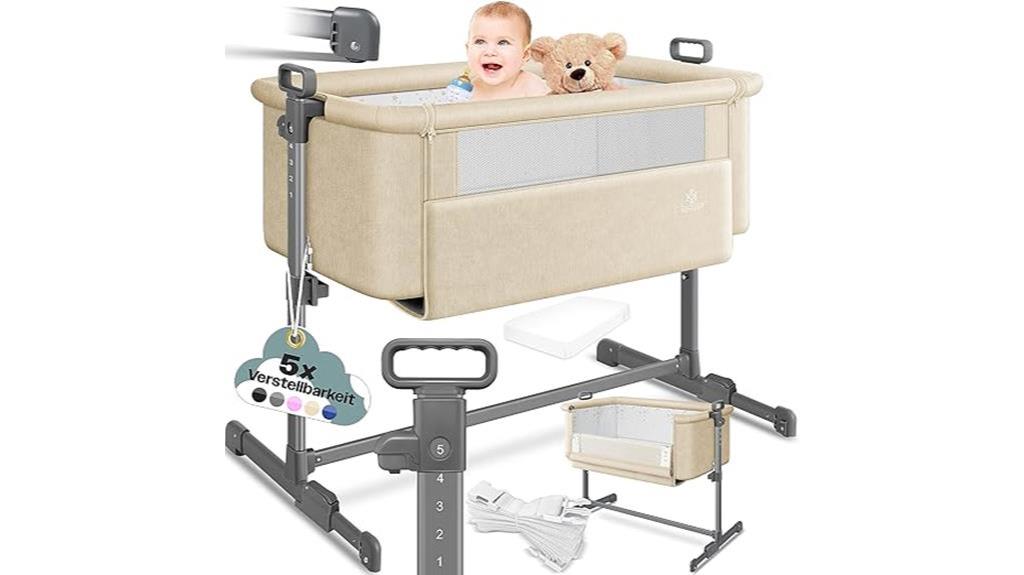 co sleeping crib bed solution