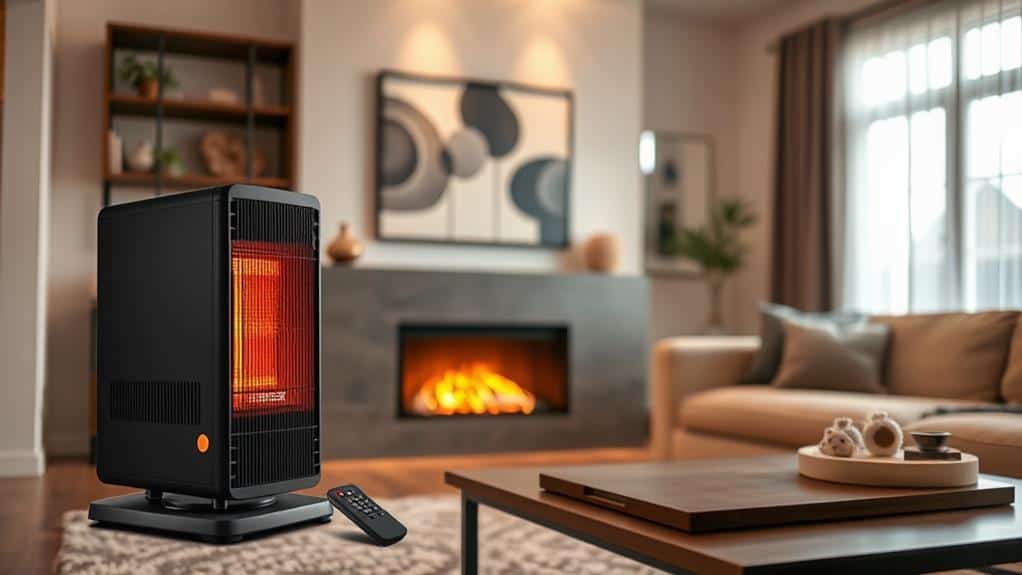 infrared heating with remote