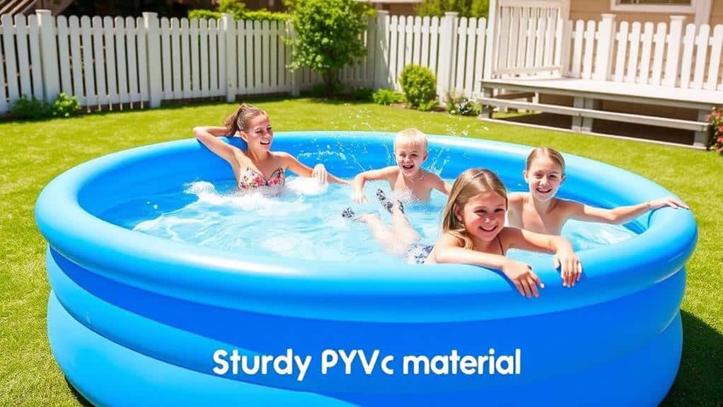 made with durable pvc