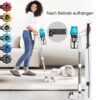 KESSER Akku-Staubsauger kabellos, 70 Min Laufzeit, leise, LED-Display, Anti-Tangle-Bürste