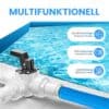 KESSER Bypass-Set Pool mit 3-Wege-Ventil, Ø32/38 mm Adapter, ideal für Sandfilteranlagen