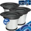 KESSER Ersatzfilter-Set (3 Stück) für KESSER Akkusauger – 3in1 kompatibel, langlebig