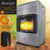 KESSER Gasheizer 4200W Keramikbrenner mit Gasdruckregler & Gasschlauch, Infrarot