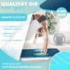 KESSER Gymnastikmatte TPE rutschfest, 183x61 cm – gepolstert mit Tragegurt