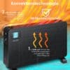 KESSER Konvektor Premium mit 3 Heizstufen, Thermostat, Fernbedienung, Timer, LCD