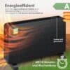 KESSER Konvektor Premium mit 3 Heizstufen, Thermostat, Fernbedienung, Timer, LCD