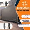 KESSER® Markise 200 cm | UV-Schutz | Höhenverstellbar | Klappbar für Terrasse und Balkon